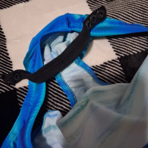 Men's Blue Swim Trunks - Picture 5 of 6